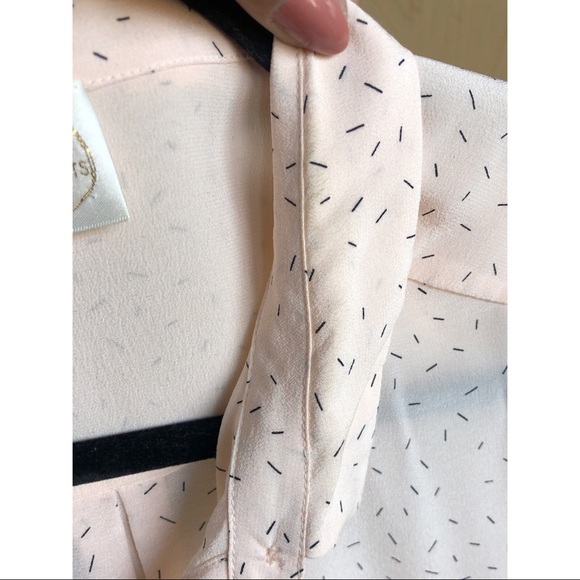 Des Petit Hauts Rosetta Silk Top, Sz. T2/38 🌸 - Picture 12 of 12